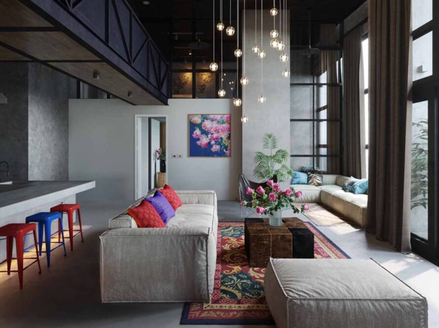modern home interior design- pwh